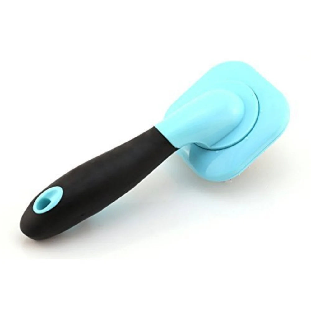 Self-Cleaning Slicker Brush for Shedding Dogs