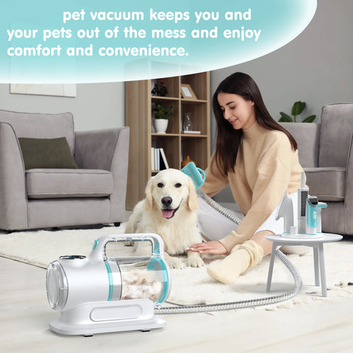 6-In-1 Dog Grooming Vacuum Kit — 11000PA, Low Noise